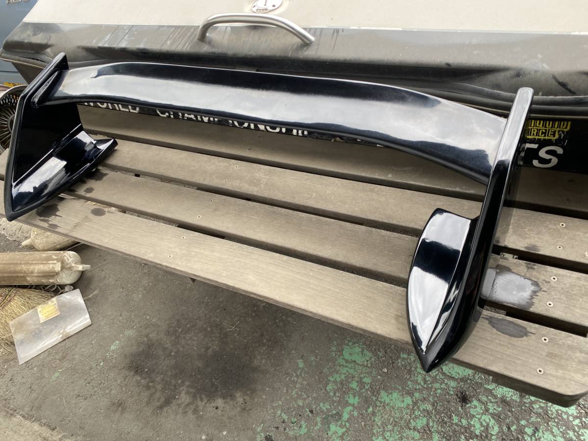 インサイト　リア　スポイラー　ウィング　メーカー不明　FRP 黒