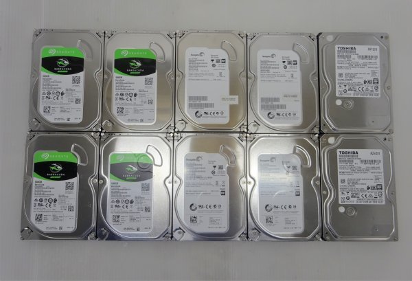 【40枚セット】 HDD 500GB 3.5インチ 動作未確認　　　　