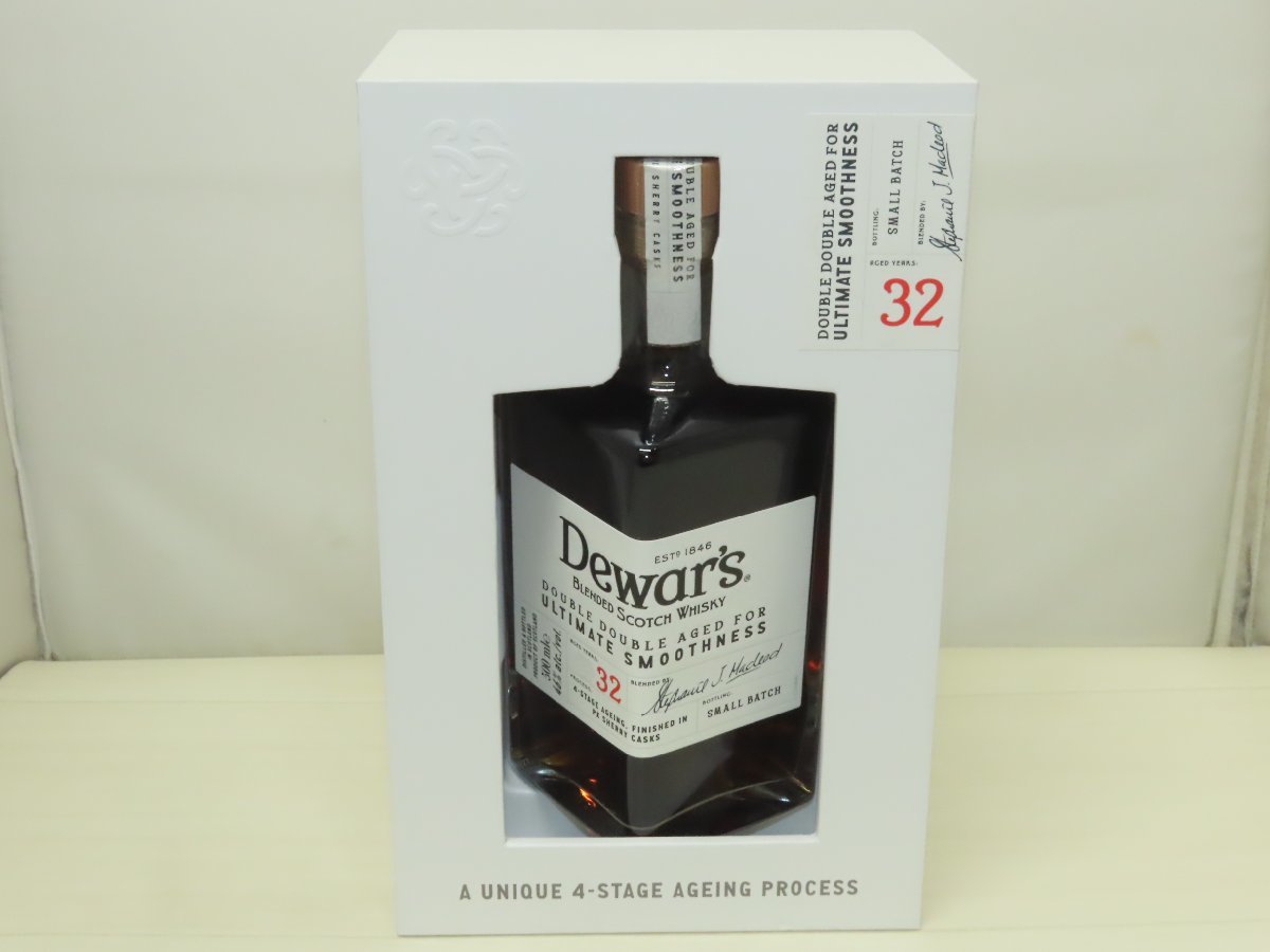 ☆【未開栓 古酒 】Dewar's デュワーズ 32年 ダブルダブル ウイスキー