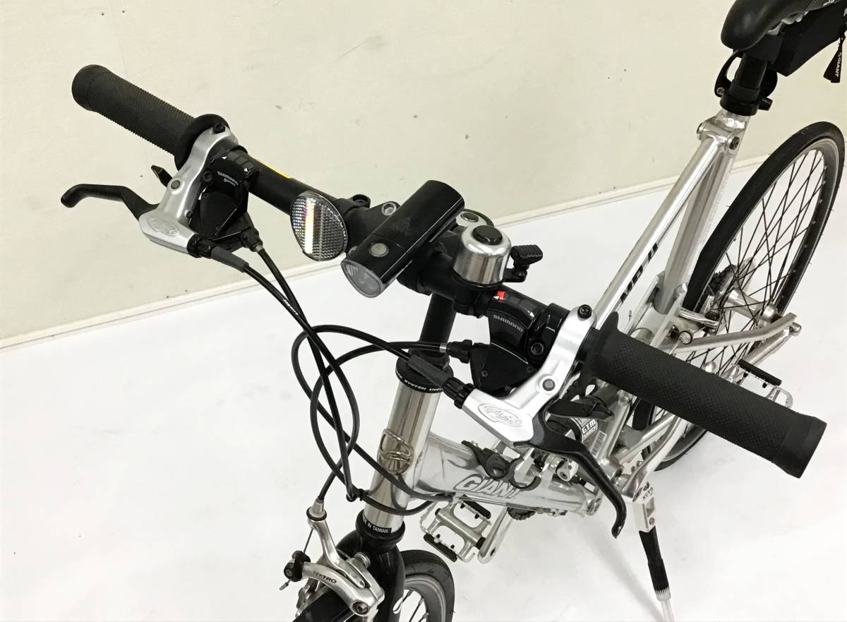 GIANT 折りたたみ自転車 MR4 シルバー 24インチ ジャイアント(24インチ