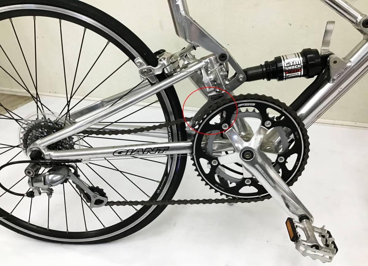 GIANT 折りたたみ自転車 MR4 シルバー 24インチ ジャイアント(24インチ