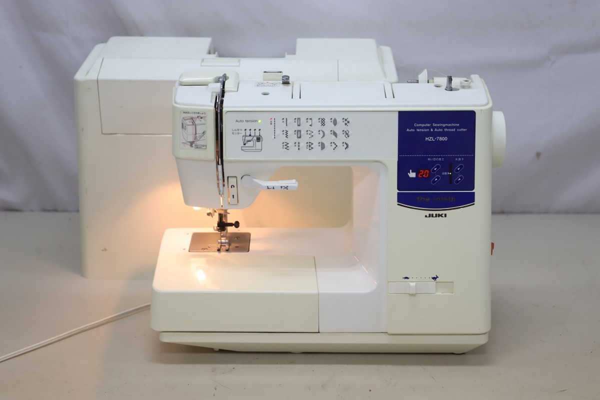 JUKI/ジューキ HZL-7800 コンピューターミシン (F0020) ,必ず最後まで