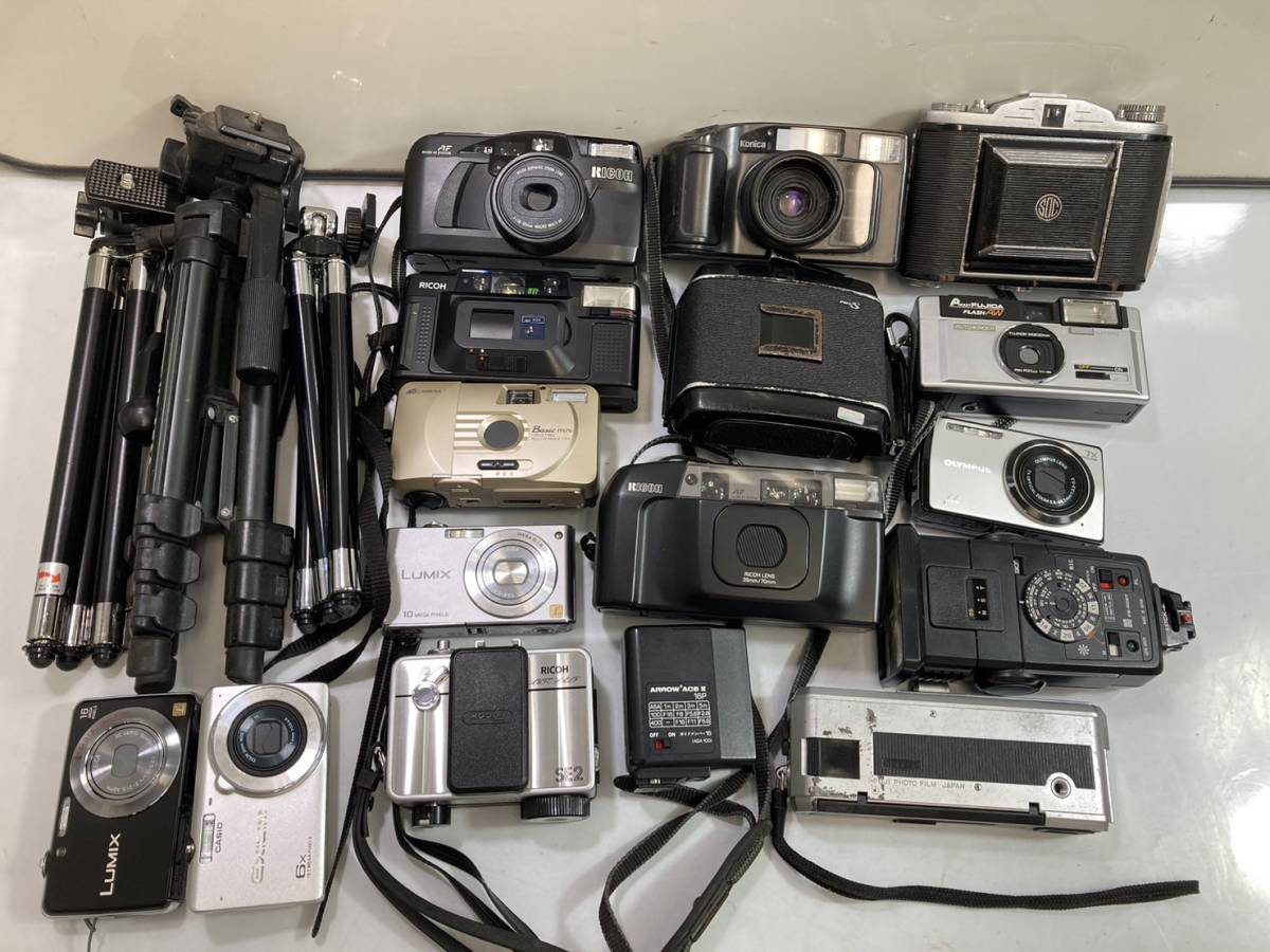 電源OK！ジャンク品！RICOH GR DIGITAL Ⅱ★S数約4700回 7-222）カメラ大量まとめ売り Konica RICOH OLYMPUS CASIO FUJICA等