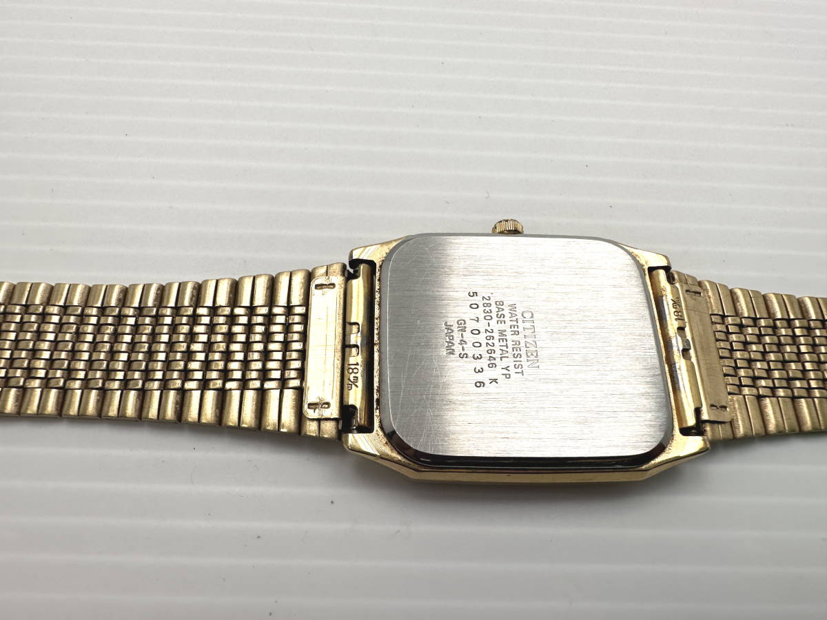 専用ページ CITIZEN シチズン WATER RESIST 2830-262646 腕時計の入札履歴 - 入札