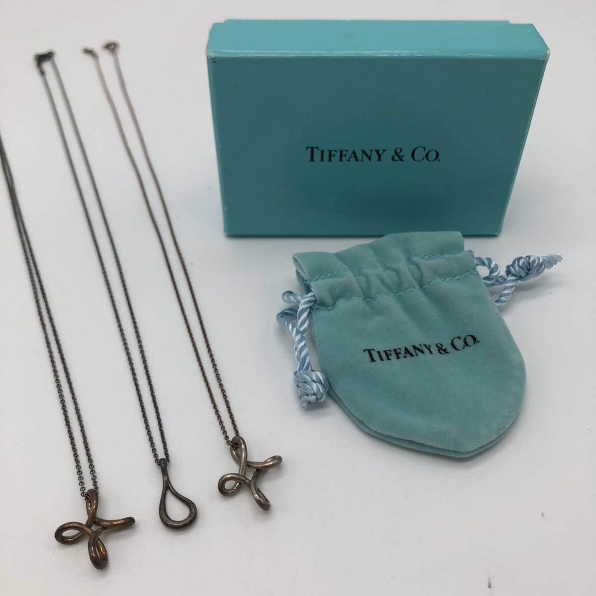 TIFFANY&Co. ティファニー ネックレス 3点セット シルバー 925 