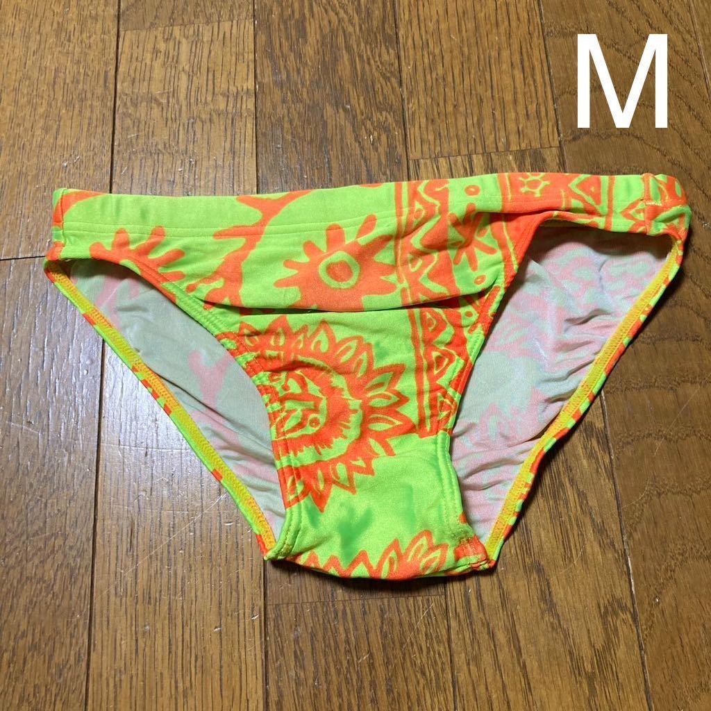 B192ストレッチ♪明るいビビッドカラフルデザイン男子競泳水着♪トレーニングやコレクションやレジャーにも♪サイズM