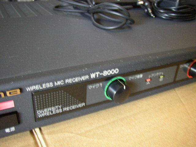 BMB WT-8000 ワイヤレスマイク レシーバー コンバータ2個付き