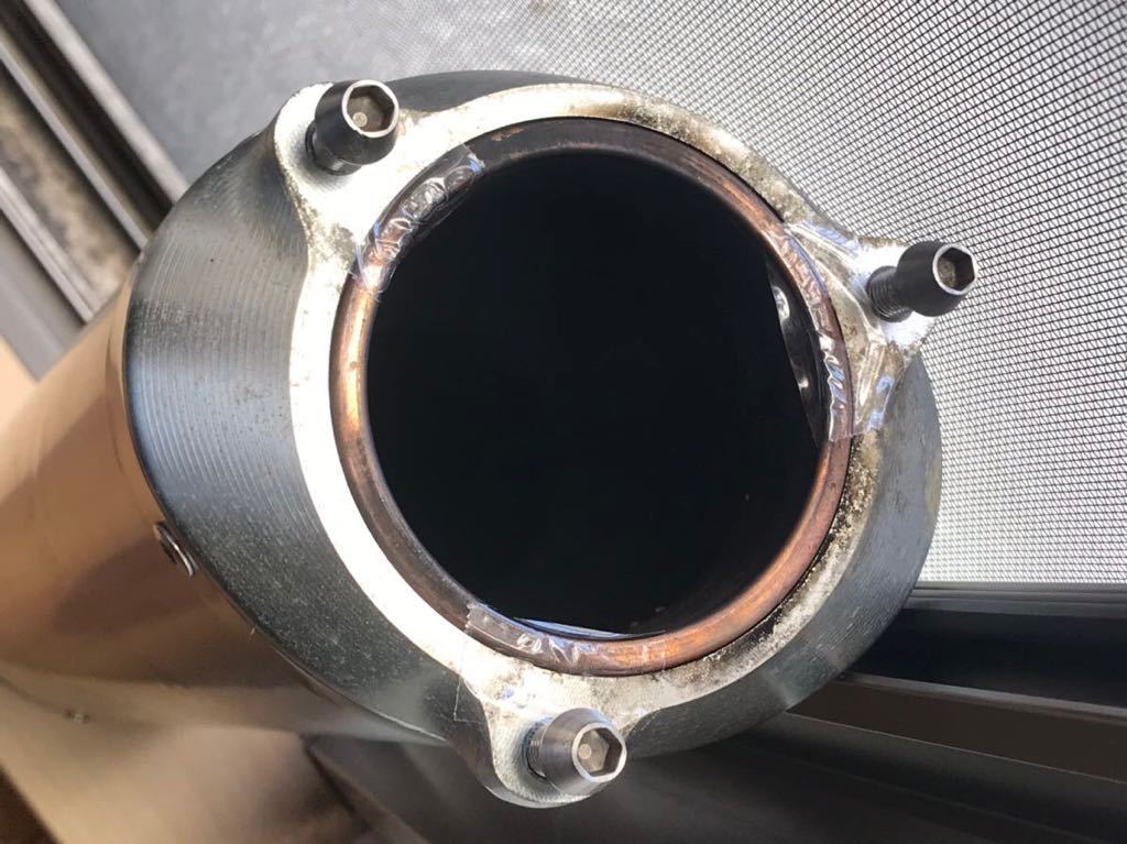 中古 AKRAPOVIC ボルトオン チタンサイレンサー CBR929RR/CBR954RR