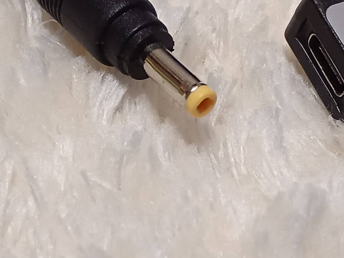 新品未使用　Cablecc Type C USB-Cメス入力、DC 4.0 * 1.7mm電源PD充電ケーブル、ラップトップ18-20V_5
