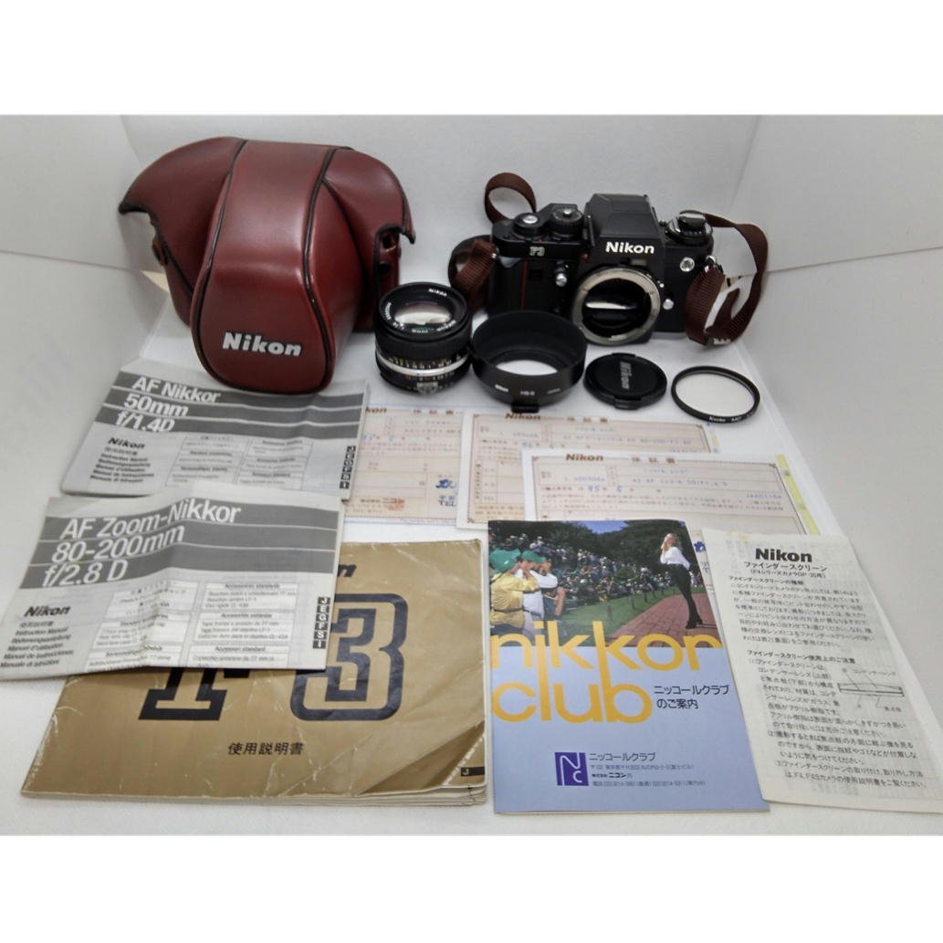 1円【ジャンク】Nikon ニコン/フィルムカメラ+カメラレンズ/F3 Nikkor
