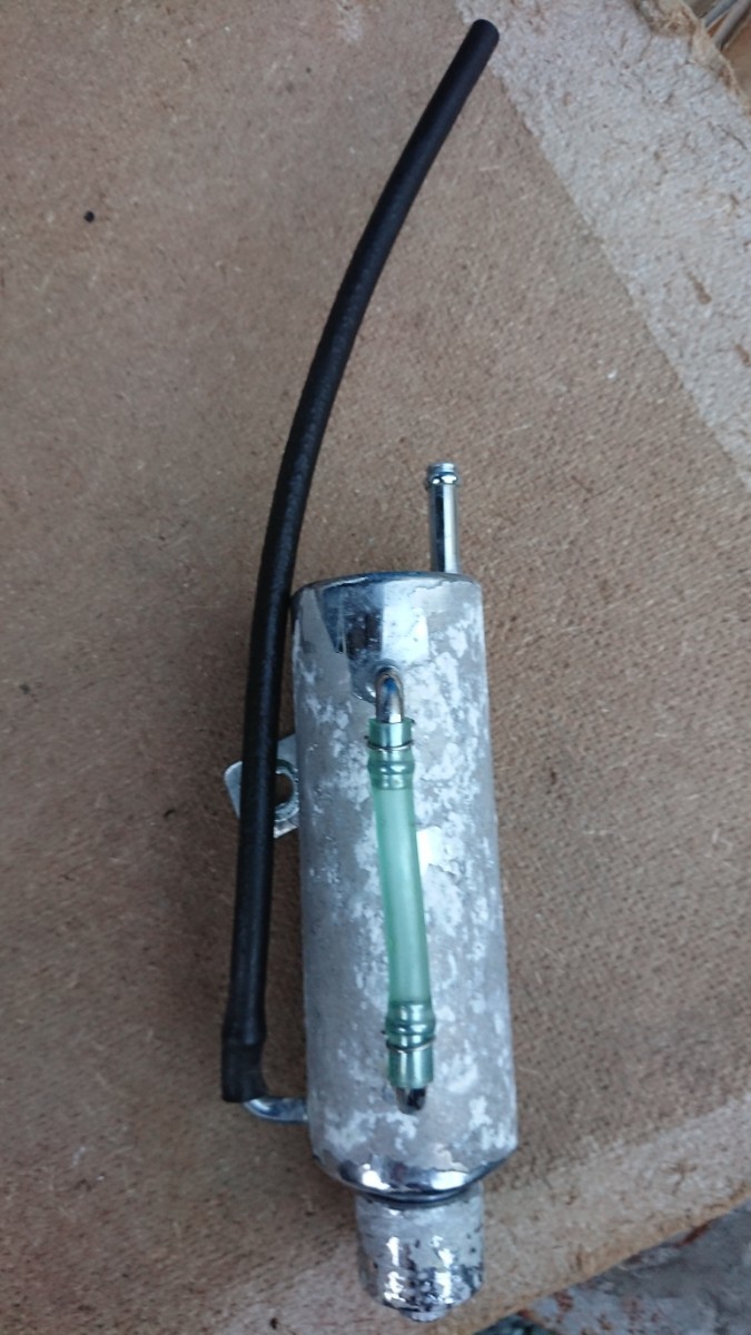 ホンダ HONDA ズーマー キジマ ラジエーターサブタンク 中古品 アルミ メッキ剥がれあり