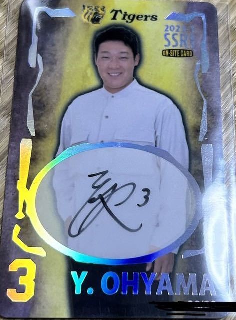 ◇直筆サイン入り◇阪神タイガース 大山悠輔 実使用 ヘルメット ◇直筆サイン入り◇阪神タイガース 大山悠輔 実使用 ヘルメット
