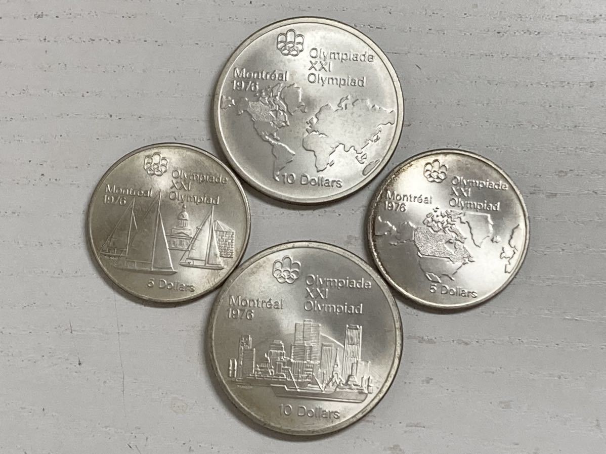 カナダ 銀貨 2026年最新1976 5ドル 記念銀貨（Canada オリンピックの
