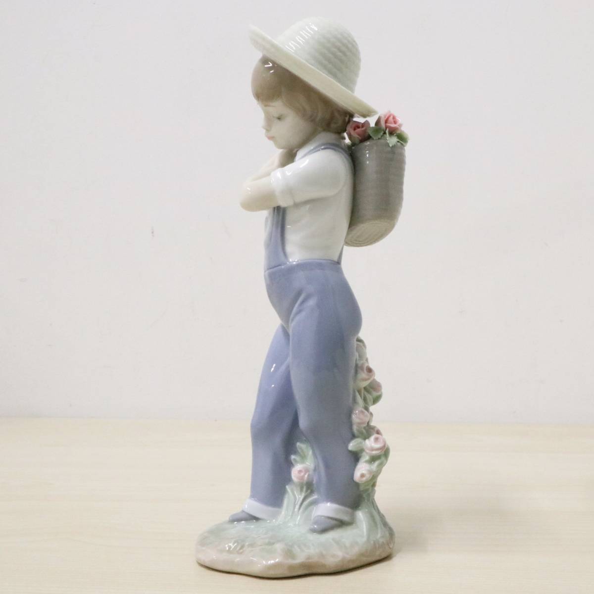 絶版美品リヤドロ LLADRO 1286 かごいっぱいのバラ 絶版美品