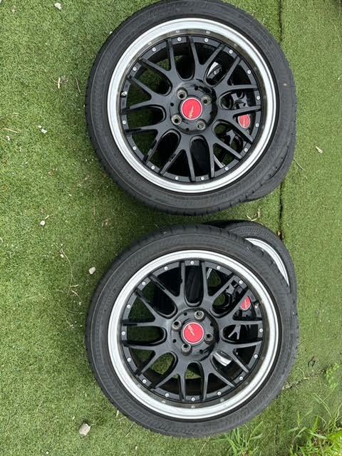 希少】BBS RF 7.0J 17インチ 鍛造 ホイール タイヤ 4本 希少】BBS RF 7.0J 17インチ 鍛造 ホイール タイヤ 4本