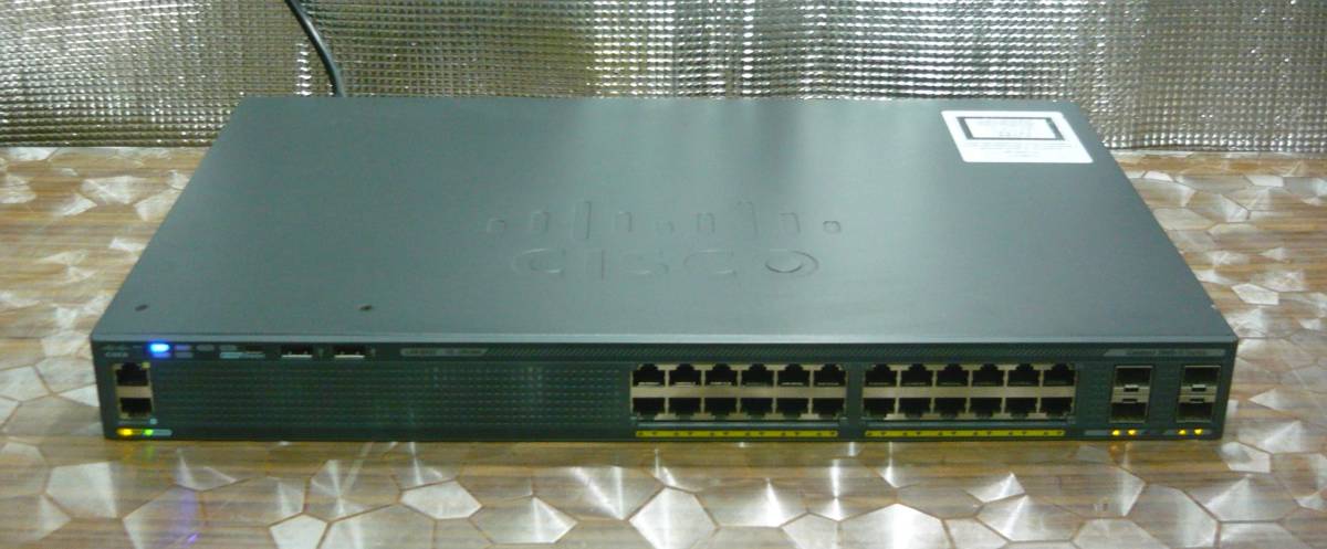 Cisco Catalyst WS-C2960X-24TS-L V03 通電確認のみ 中古