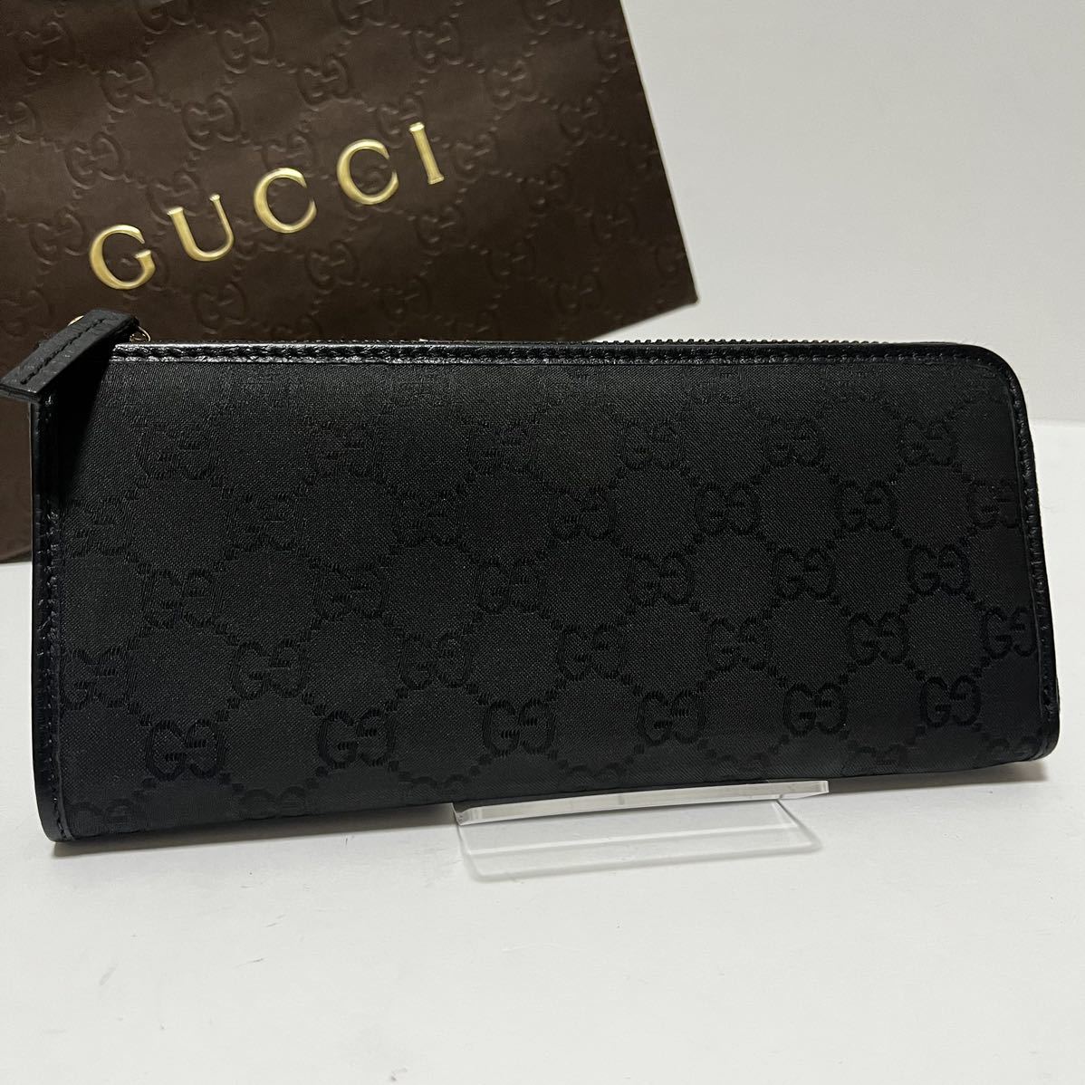 美品】GUCCI グッチ 長財布 ロングウォレット サイフ GG柄