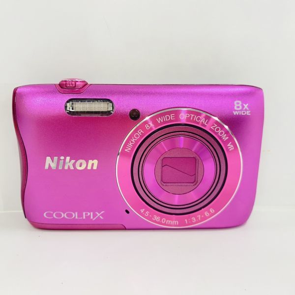 Z408-Z5-214 Nikon ニコン COOLPIX S3700 コンパクトデジタルカメラ 1 