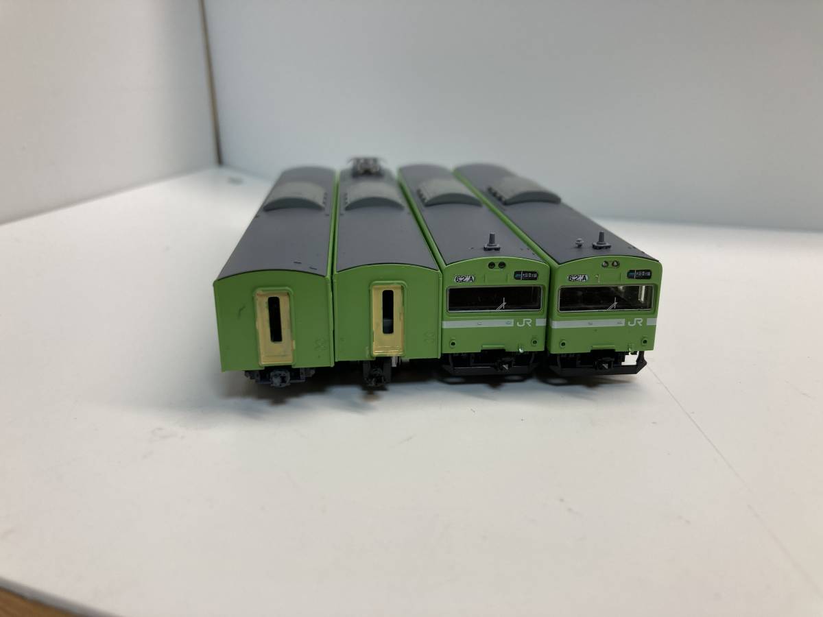 グリーンマックス 103系 40N 低運転台４両セット　グリーン　奈良線イメージ　TNカプラ交換