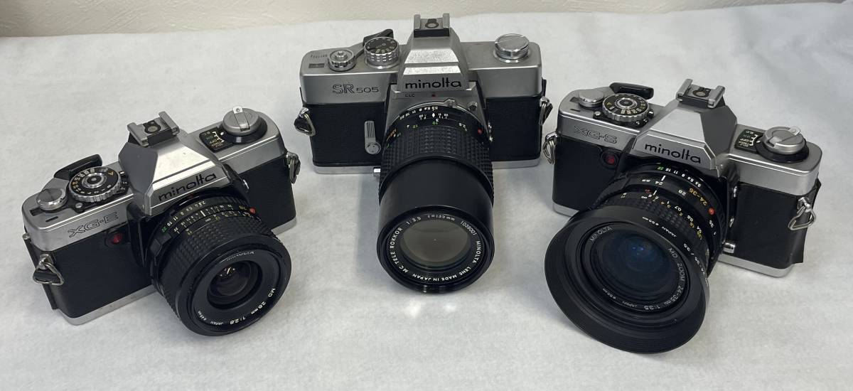 Minolta XG-E 一眼レフカメラ レンズ2本セット 【公式通販】