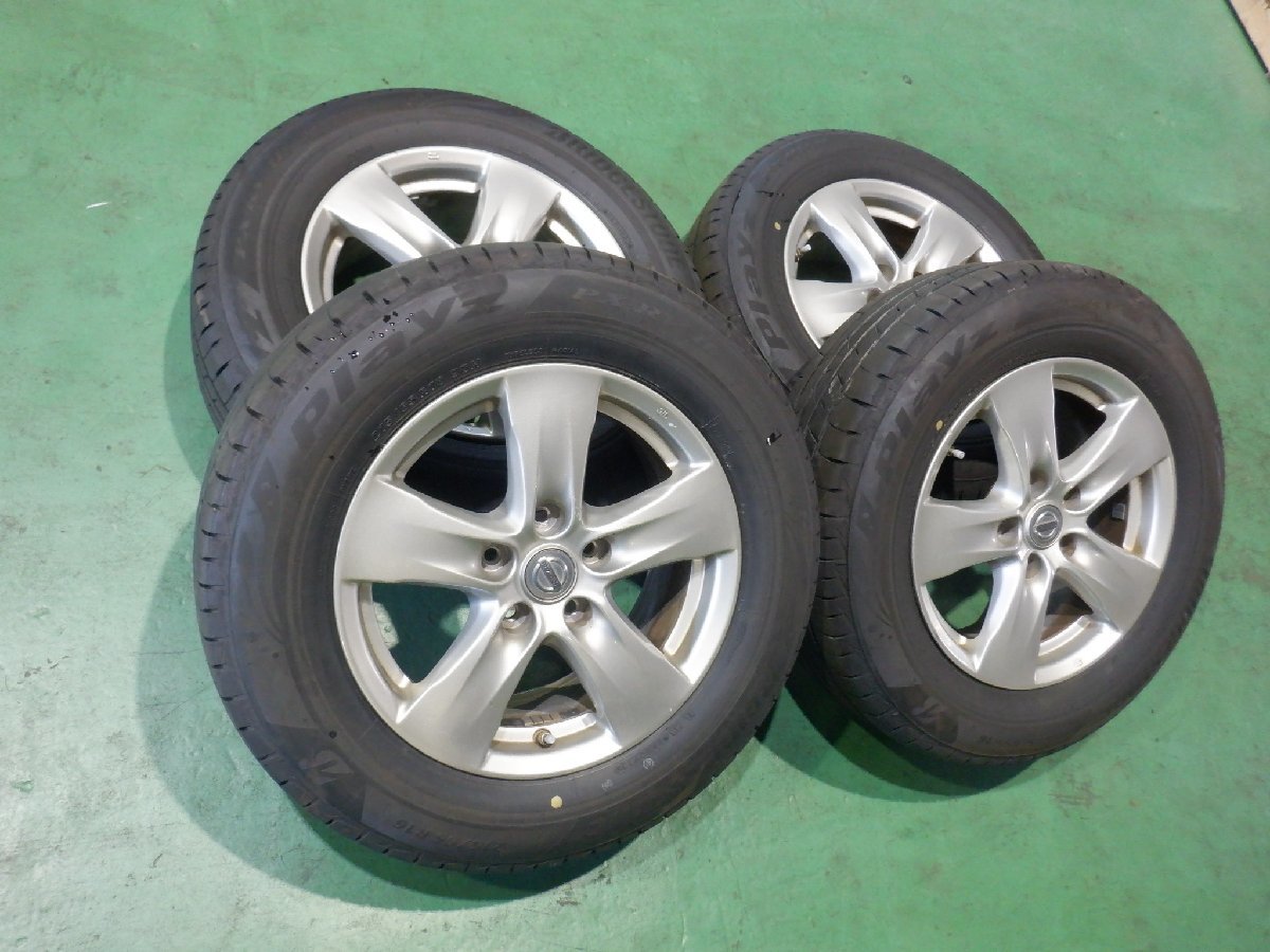 日産エクストレール　純正　215/65R16 215/65R16 夏タイヤ 日産純正16インチアルミホイール4本セット PIAYZ