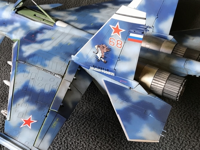 ミニベース1/48 Su-33 Flanker-D プラモデル Su-33 フランカー D