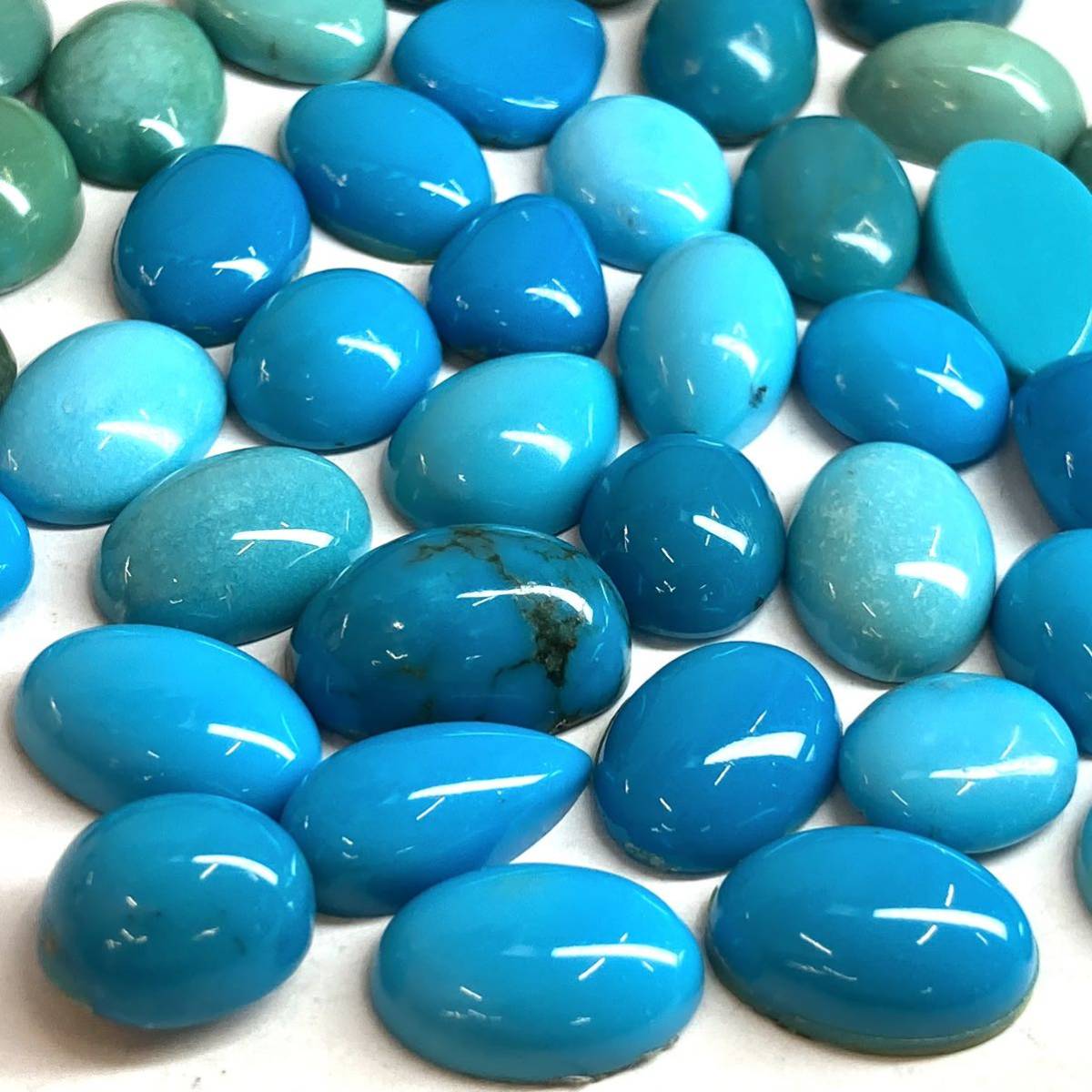 天然トルコ石おまとめ 200ct］A ルース 裸石 宝石 ジュエリー jewelry