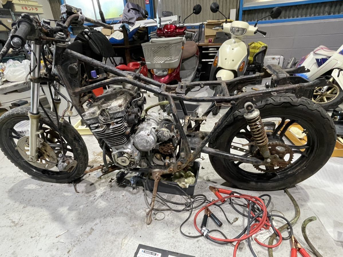 売り切り！ヤマハ XJ400 XJ400E 国内物 クランOK高圧縮 オイルクーラー