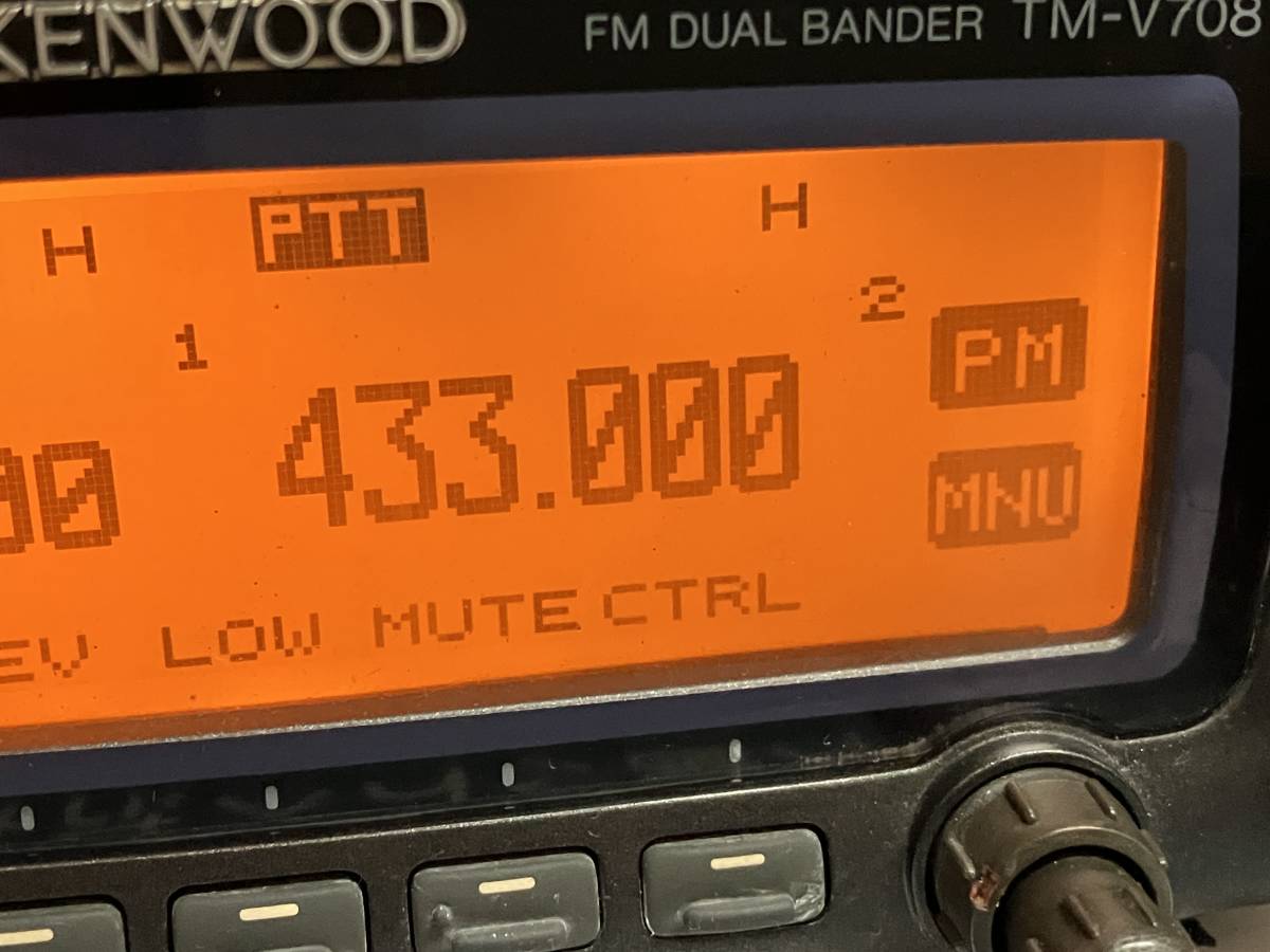 KENWOOD TM-V708 受信機 アマチュア無線 KENWOOD TM-V708 受信機