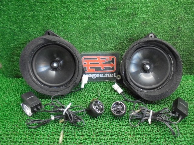 8EQ6203MG5 ) スズキ ランディ SC26 1型 にて使用ALPINEツイーター左右+フロントスピーカーセット　STE-G170S