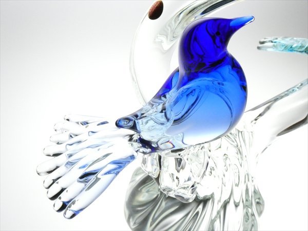 超希少Elite Mrano ヴェネチアンガラス ムラーノガラス 金彩 白鳥 超