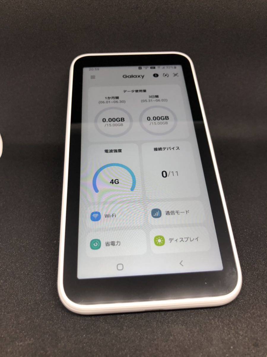 美品 Galaxy 5G Mobile Wi-Fi WiMAX+5Gモバイルルーター SCR01 中古