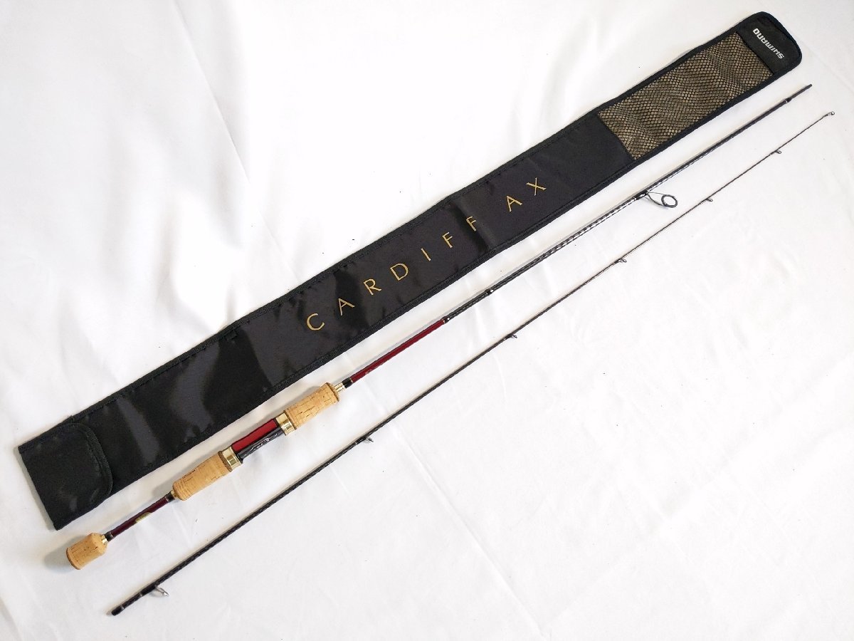 (管64396) 良品 Shimano シマノ カーディフAX S66UL-F エリアトラウトロッド 管釣り