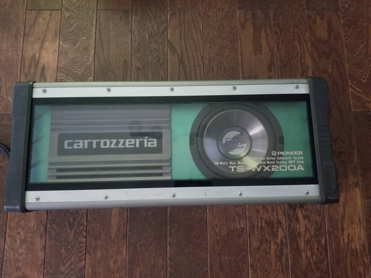 Pioneer TS-WX200A ウーファー carrozzeria TS-WX200A アンプ内蔵サブ