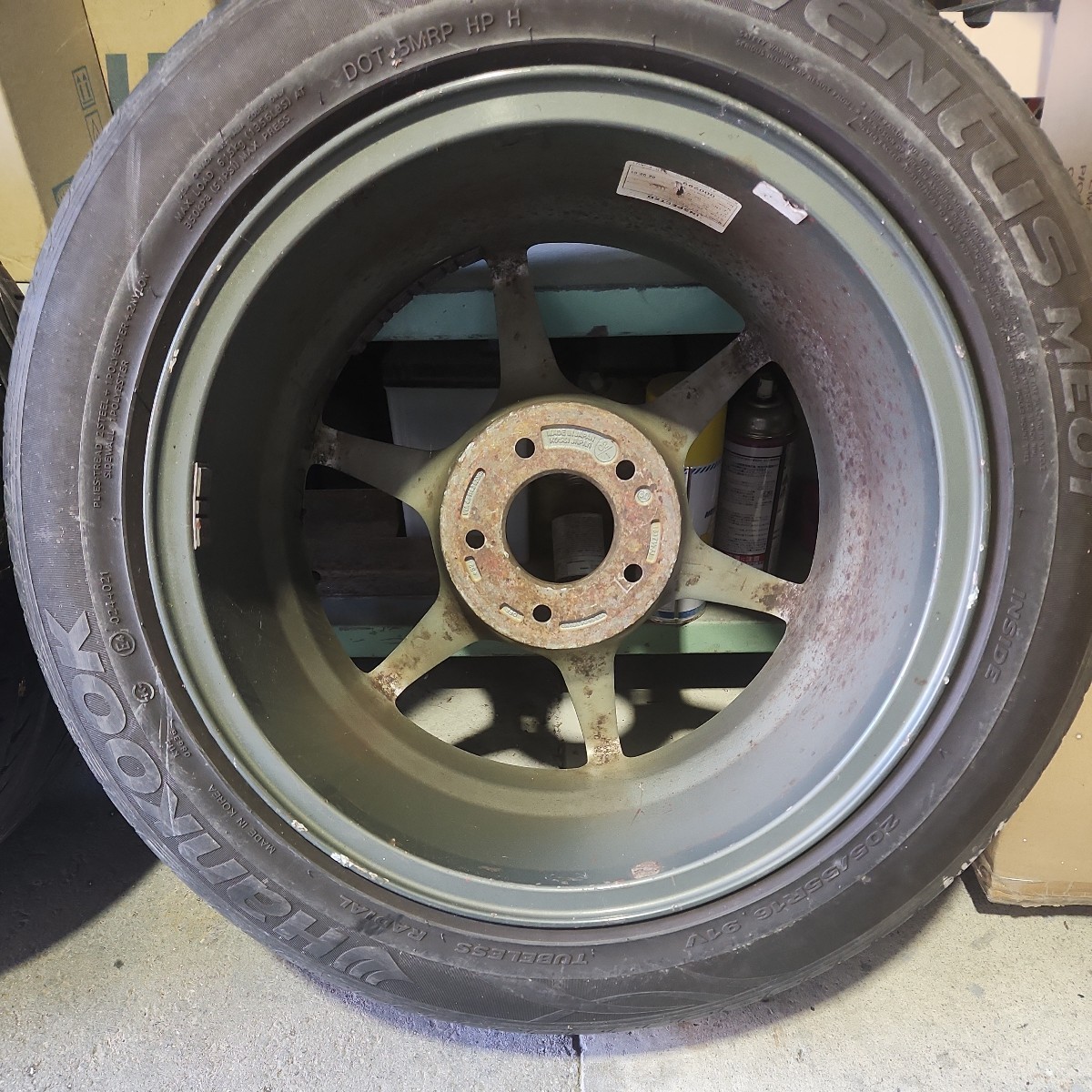 P1 レーシング 4本 中古品 16×7.5+32 114.3 5H シルビア 16インチ