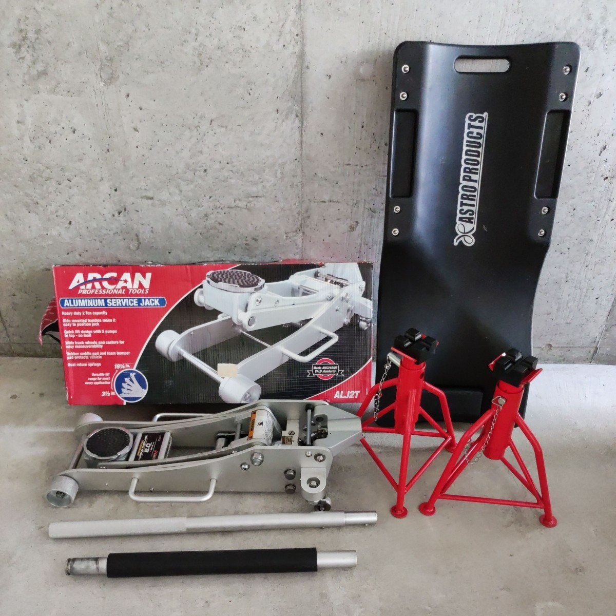 アルミジャッキ アルカン 2t ウインチ48インチ ARCAN オフ タイガー 