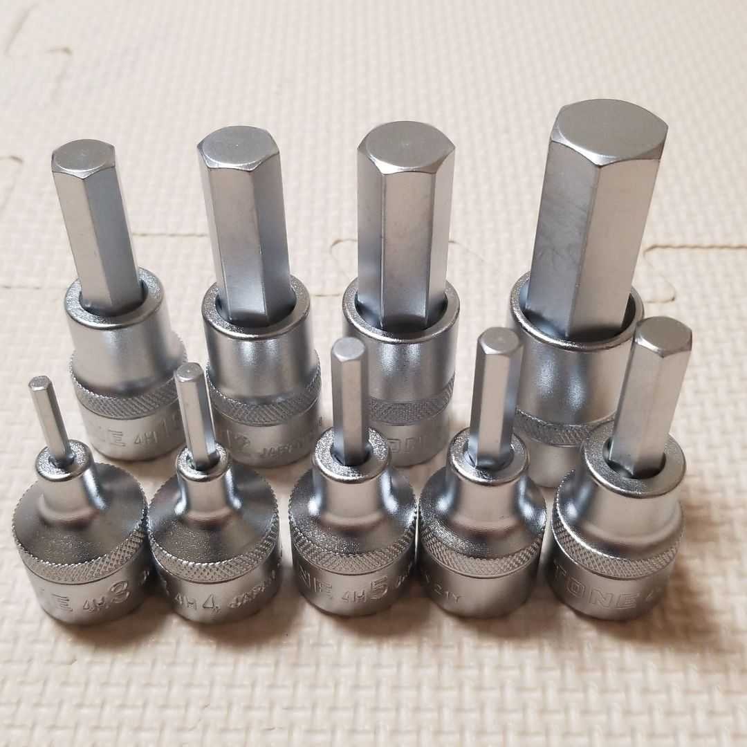 TONE　トネ　12.7 1/2　ヘキサゴンソケット　9点セット　新品