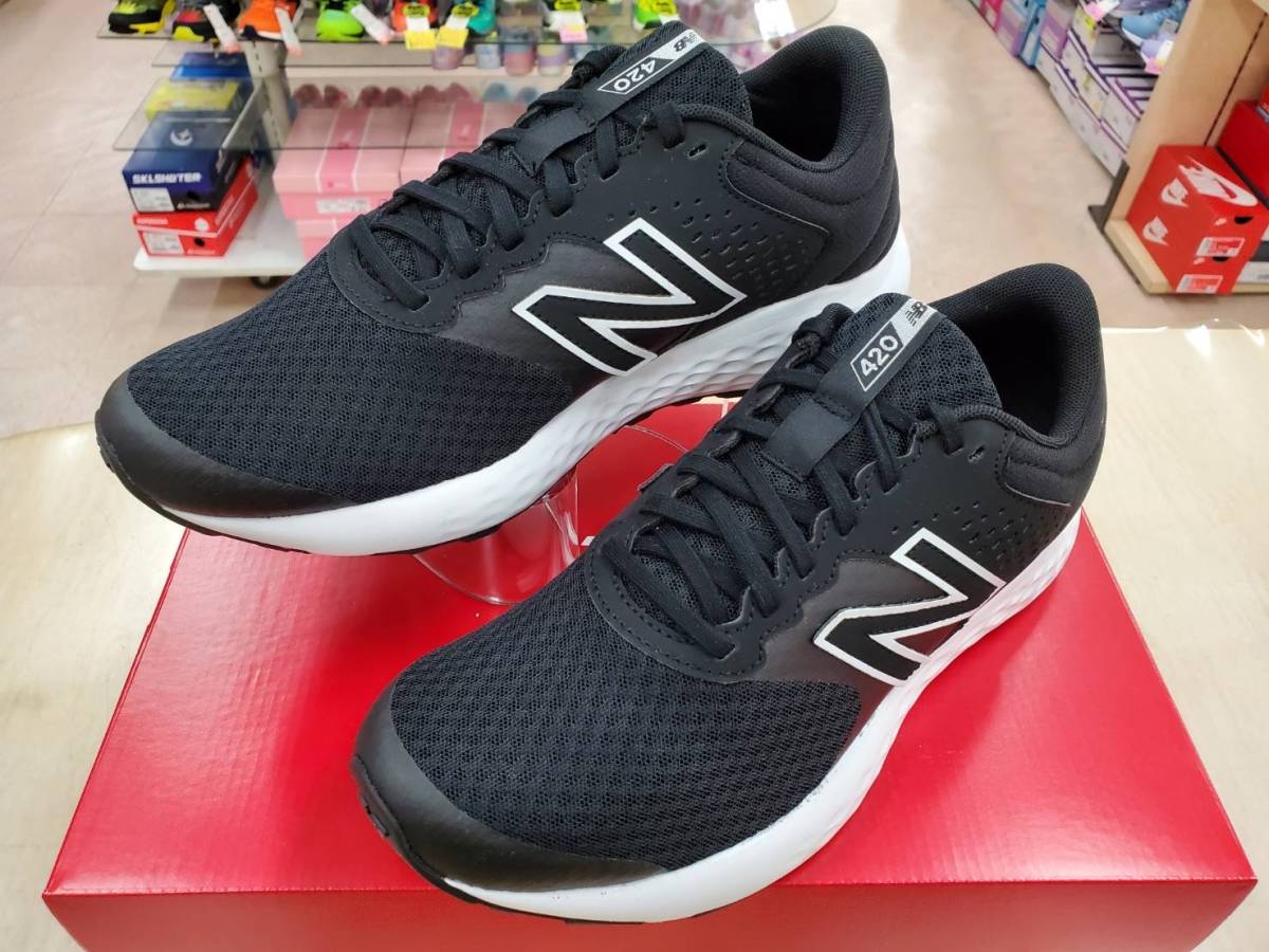 新品即決26.5cm★newbalanceニューバランス ME420 メンズ ランニングシュース★4E幅 ウォーキング カジュアル 人気モデル！普段履きにも◎