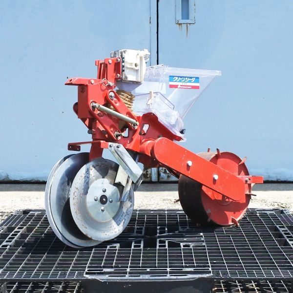 【富山】アグリテクノ矢崎 施肥播種機 クリーンシーダ 単品 施肥 シーダー 種まき 部品 トラクター ロータリー デプス 倉庫保管 中古 北陸
