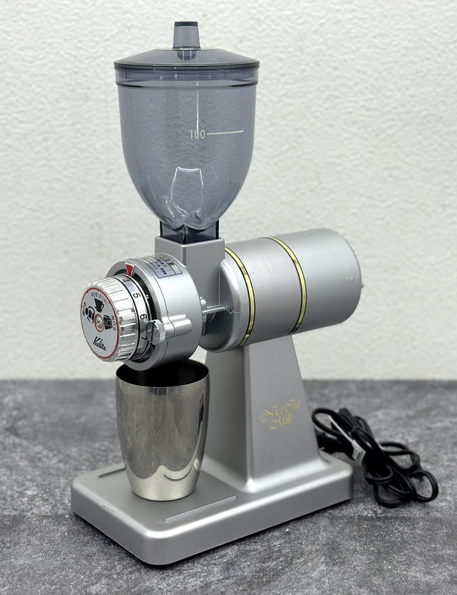 美品□Kalita カリタ ナイスカットミル 電動コーヒーミル KH-100
