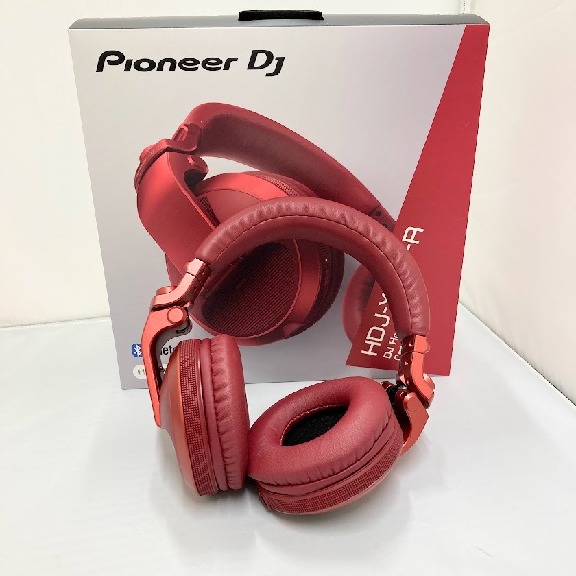 Pioneer DJ HDJ-X5BT-R Red ワイヤレス DJ ヘッドホン DJ Pioneer HDJ