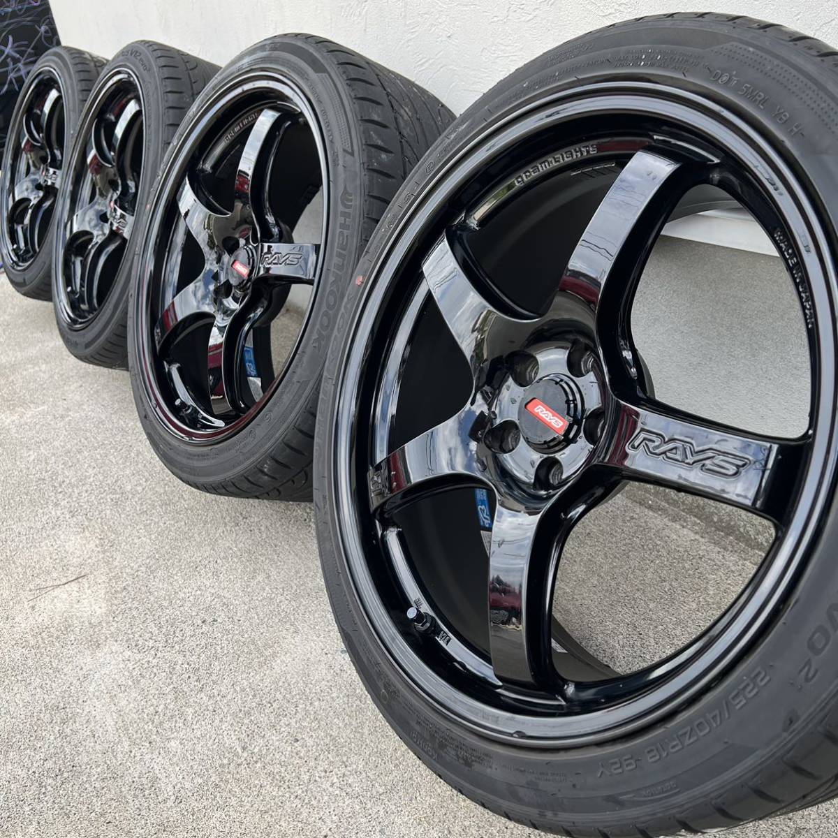 新品，低価 RAYS グラムライツ 57CR 18x8.5J45 86BRZ タイヤセット アルミホイール レイズ(5穴)｜売買されたオークション情報、yahooの商品情報をアーカイブ公開 - オークファン 5穴