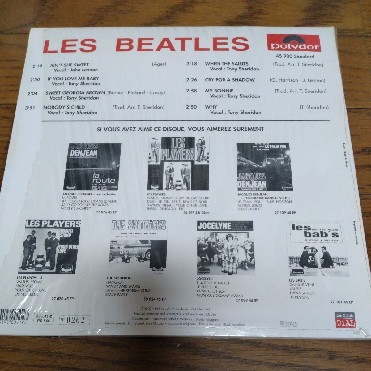 CD THE BEATLES/LES BEATLES France Polydor 45 900 Standard 1994年