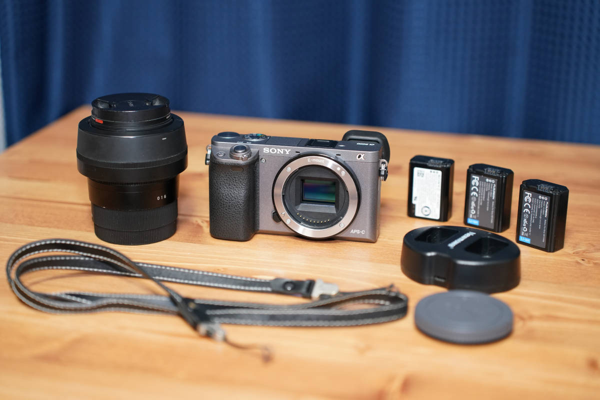 sony α6000 グラファイトグレー sigma 30mm f1.4 DCDN セット おまけ付