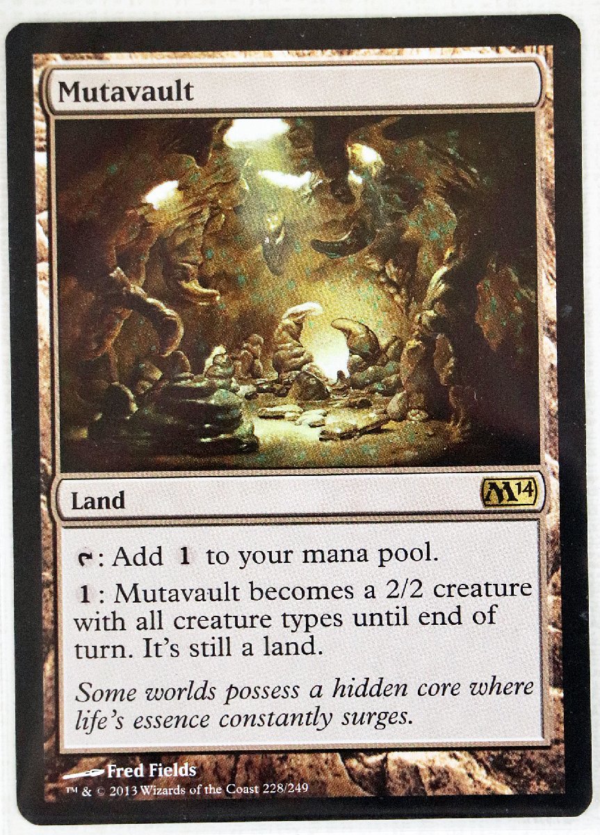 P◇中古品◇MTG 4枚セット 変わり谷/Mutavault MOR 英語版 土地 228