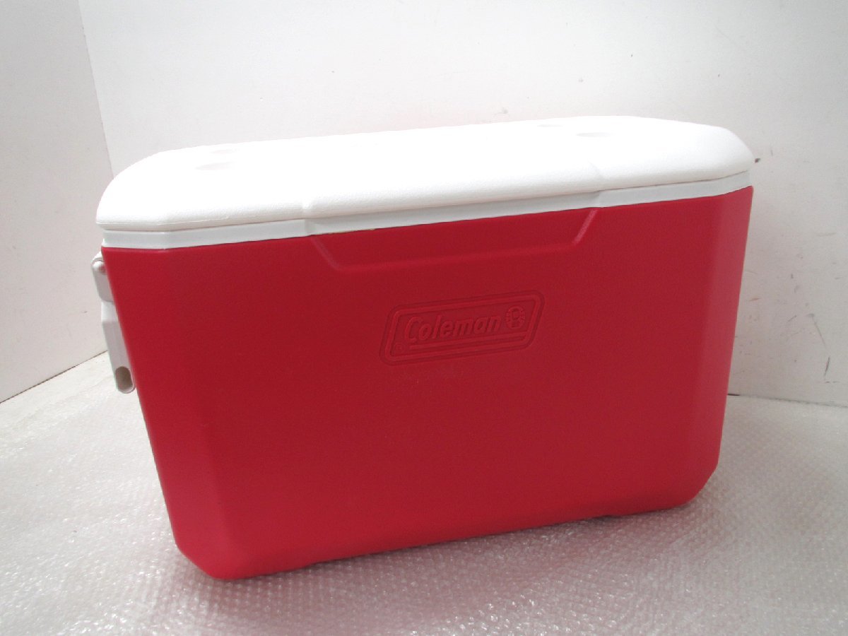 ■◆ Coleman コールマン　クーラーボックス 48QT 45L レッド　クーラーBOX キャンプ　アウトドア