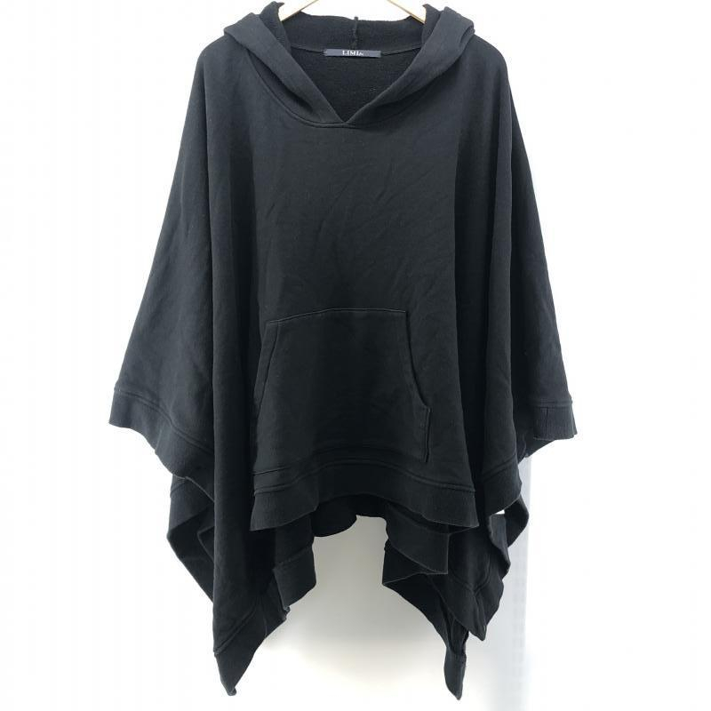 中古】LIMI feu YohjiYamamoto ポンチョパーカー ブラック F LD-T21 