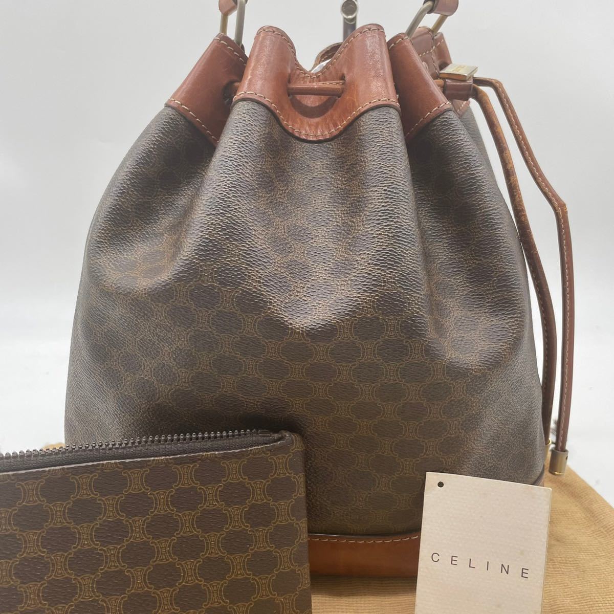 CELINE セリーヌ ハンドバッグ トートバッグ ショルダーバッグ 巾着 