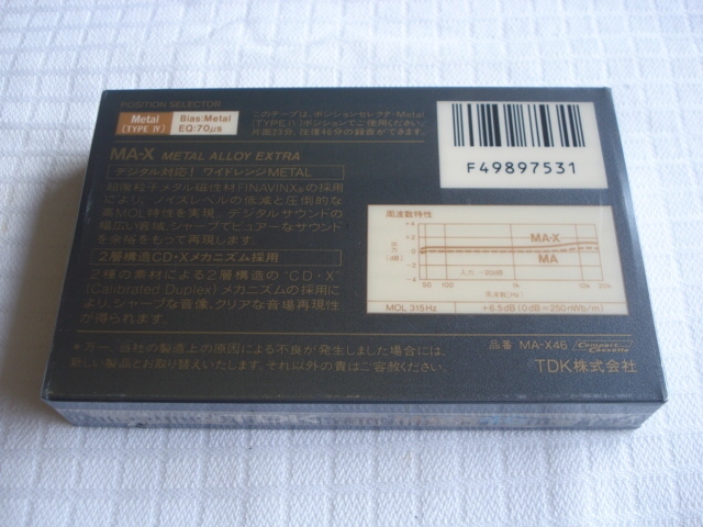 ☆TDK☆メタル　カセットテープ☆3本セット☆未使用品☆METAL☆