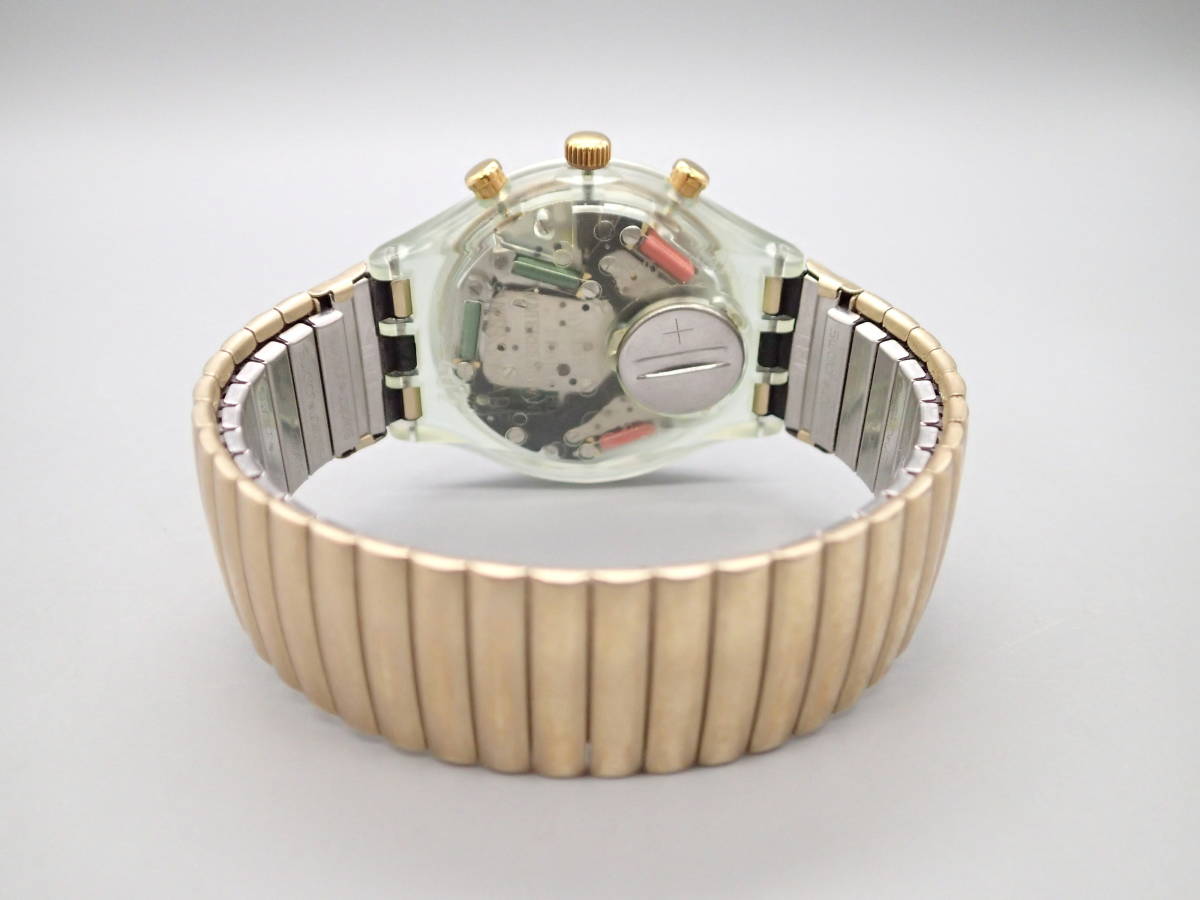 AZ353/動作品 スウォッチ swatch/電池交換済 クォーツ 腕時計/クロノ 